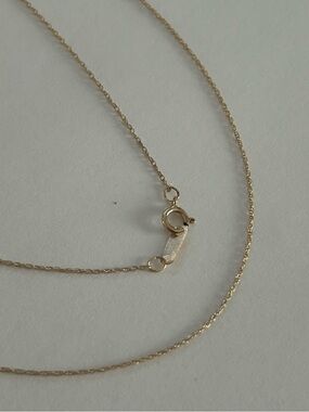 10K Yellow Gold Chain Necklace 18 Inches